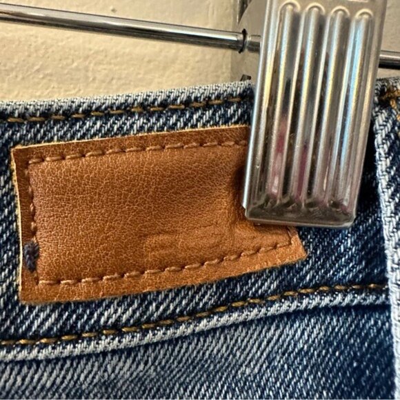 RSQ High Rise Straight Leg Distressed Raw Hem Jeans Size 27 - Picture 7 of 11